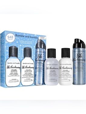🆕 Bumble and Bumble ⭐️ VOLUME Thickening Hair Volumizing Starter Set